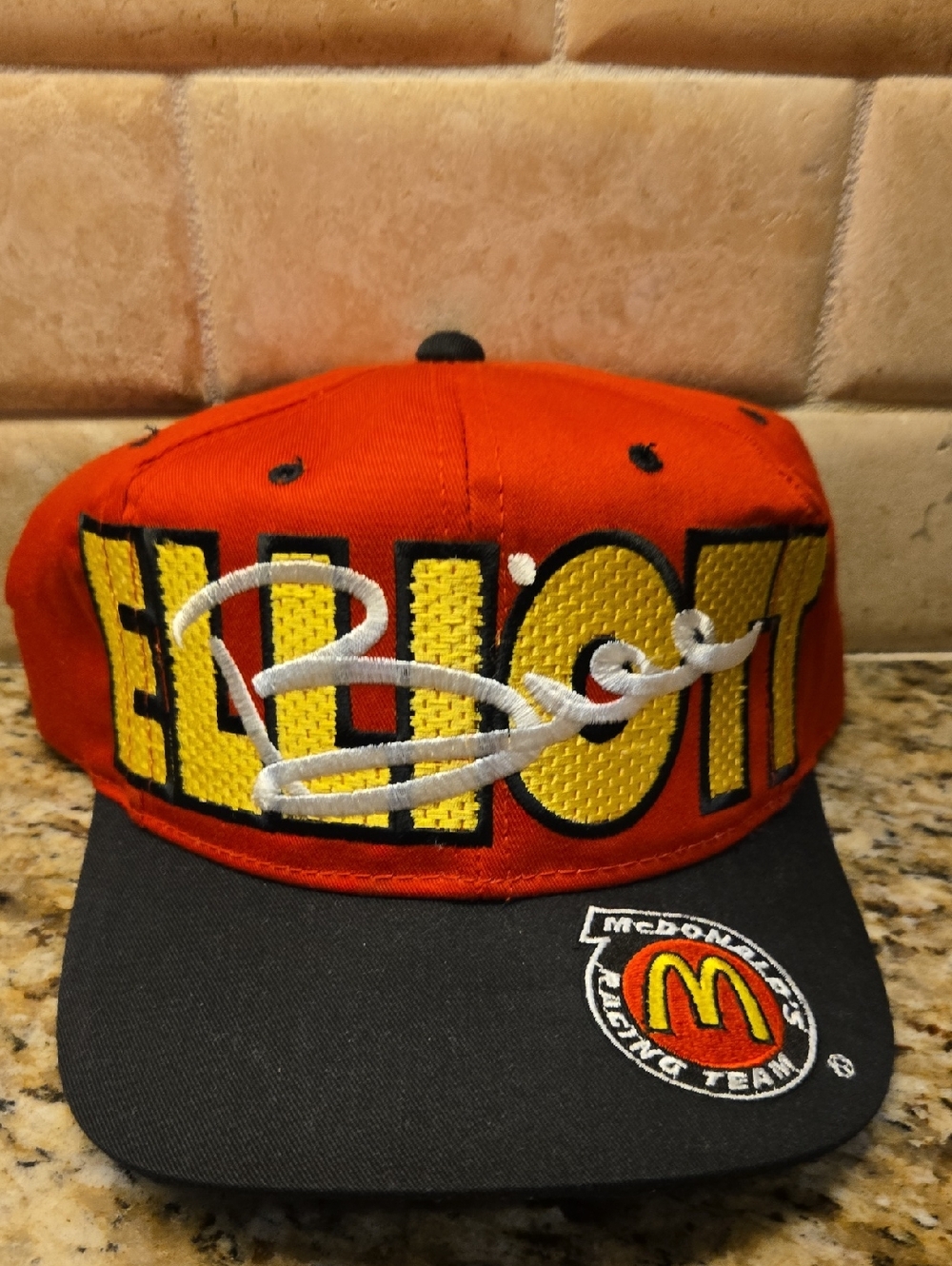 1990's Bill Elliott McDonald's Racing Team Snapback NOS Hat